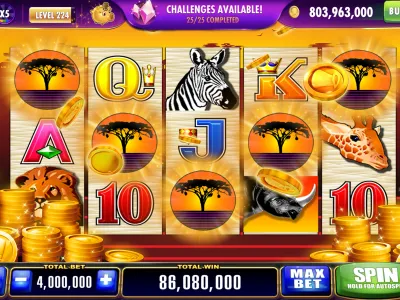 Interfaz de Slots Premium